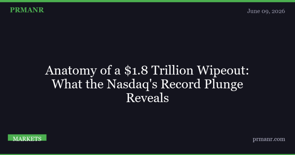 Anatomy of a $1.8 Trillion Wipeout: Nasdaq Record Plunge