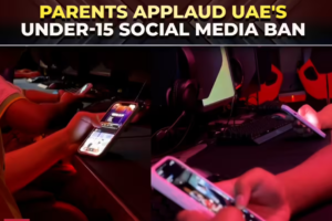 UAE social media ban under 15 age verification smartphone